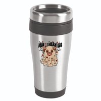 Moo I Mean Boo Funny Halloween Pig Ghost 16oz Travel Tumbler