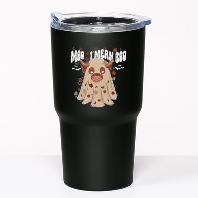 Moo I Mean Boo Funny Halloween Pig Ghost Tumbler