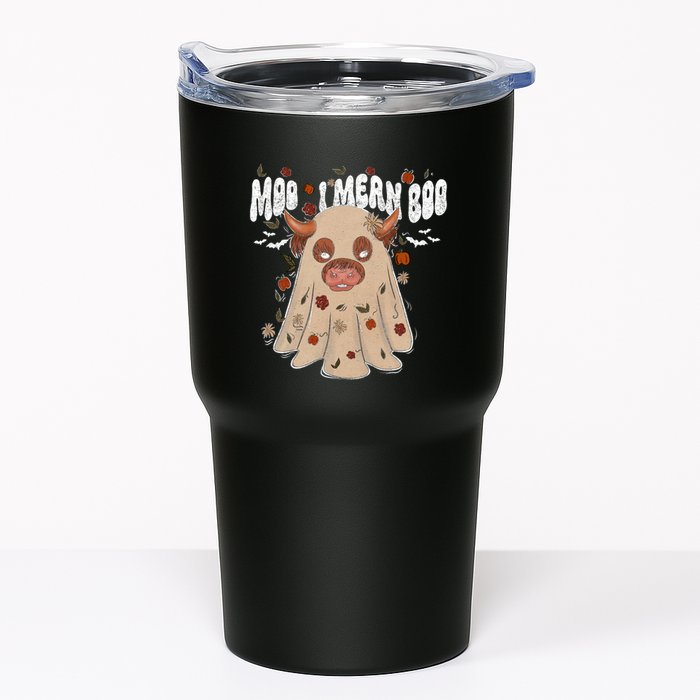 Moo I Mean Boo Funny Halloween Pig Ghost Tumbler