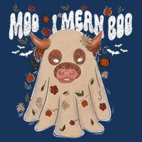 Moo I Mean Boo Funny Halloween Pig Ghost Infant Baby Jersey Bodysuit
