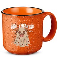 Moo I Mean Boo Funny Halloween Pig Ghost 15oz Campfire Ceramic Mug