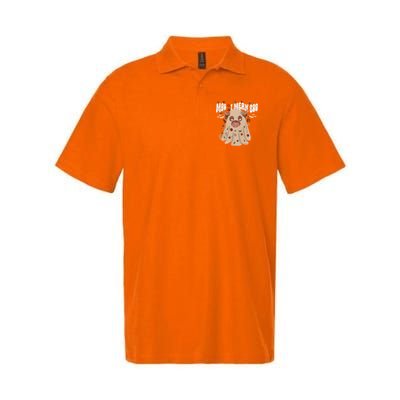 Moo I Mean Boo Funny Halloween Pig Ghost Polo