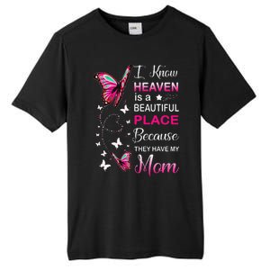 Mom Is My Guardian Angel In Heaven Memorial Day Tall Fusion ChromaSoft Performance T-Shirt