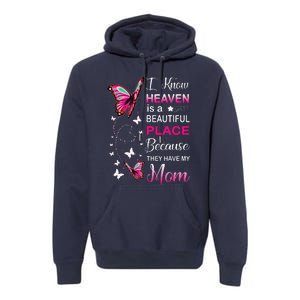 Mom Is My Guardian Angel In Heaven Memorial Day Premium Hoodie