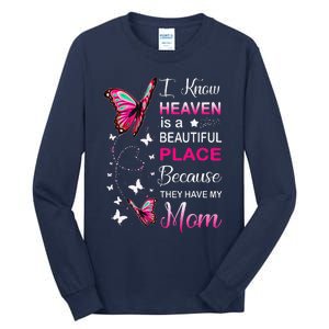 Mom Is My Guardian Angel In Heaven Memorial Day Tall Long Sleeve T-Shirt