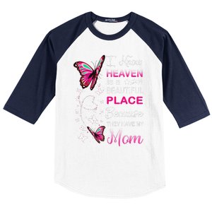 Mom Is My Guardian Angel In Heaven Memorial Day Baseball Sleeve Shirt