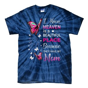 Mom Is My Guardian Angel In Heaven Memorial Day Tie-Dye T-Shirt