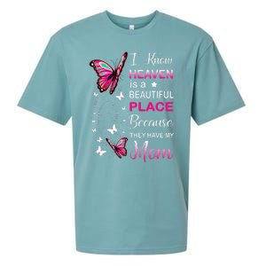 Mom Is My Guardian Angel In Heaven Memorial Day Sueded Cloud Jersey T-Shirt