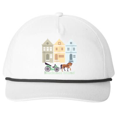 Mackinac Island Snapback Five-Panel Rope Hat