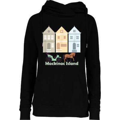 Mackinac Island Womens Funnel Neck Pullover Hood