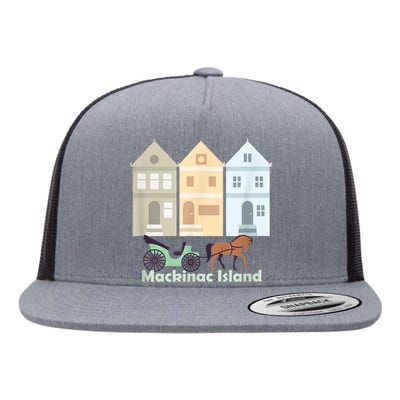 Mackinac Island Flat Bill Trucker Hat