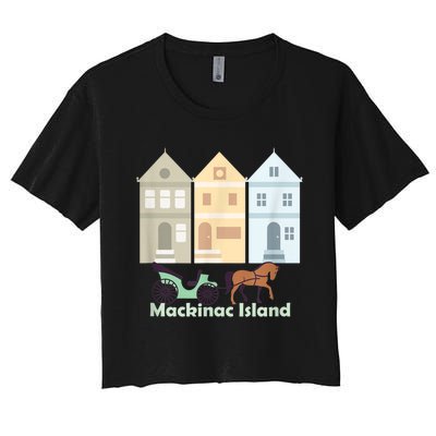 Mackinac Island Women's Crop Top Tee