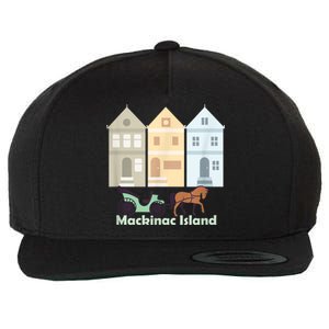 Mackinac Island Wool Snapback Cap