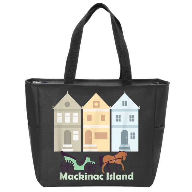 Mackinac Island Zip Tote Bag