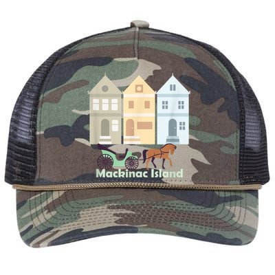 Mackinac Island Retro Rope Trucker Hat Cap