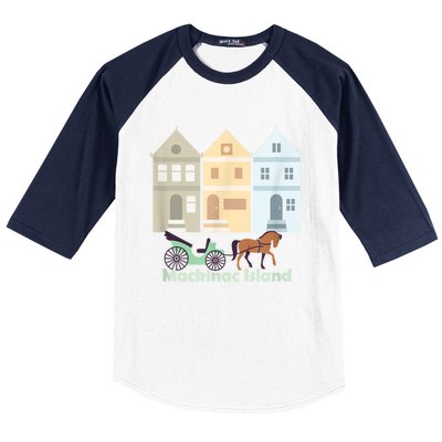 Mackinac Island Baseball Sleeve Shirt