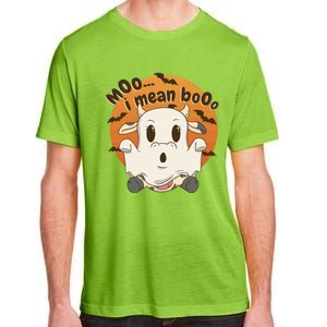 Moo I Mean Boo Meaningful Gift Funny Halloween Cool Gift Adult ChromaSoft Performance T-Shirt