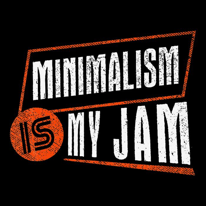 Minimalism Is My Jam Simplistic Declutter Purpose 16 in Basic Backpack