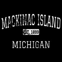 Mackinac Island Michigan MI Vintage Baby Bodysuit