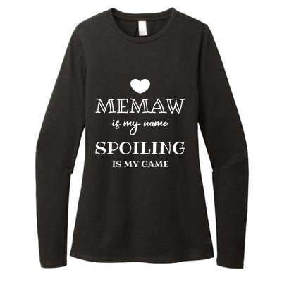 Memaw Is My Name Grandma Grandmother Great Gift Womens CVC Long Sleeve Shirt