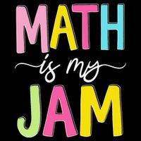 Math Is My Jam Mathematics Math Teacher Professor Math 16 in Basic Backpack