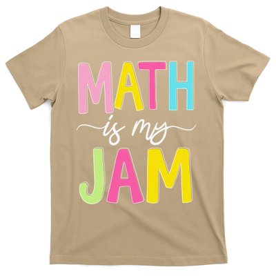 Math Is My Jam Mathematics Math Teacher Professor Math T-Shirt