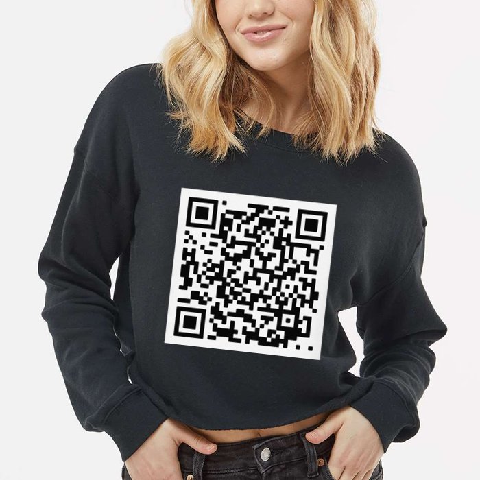 Magic Internet Money Cropped Pullover Crew