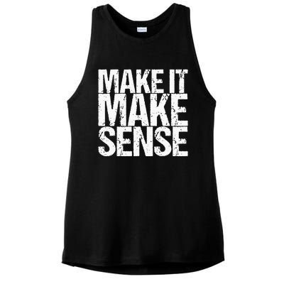 Make It Make Sense Ladies PosiCharge Tri-Blend Wicking Tank