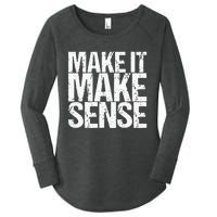 Make It Make Sense Women's Perfect Tri Tunic Long Sleeve Shirt