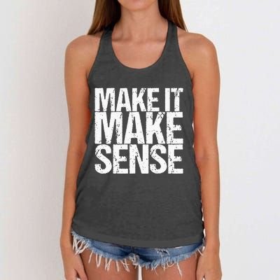 Make It Make Sense Women's Knotted Racerback Tank