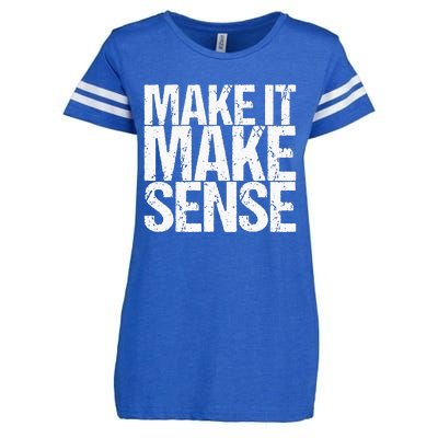 Make It Make Sense Enza Ladies Jersey Football T-Shirt