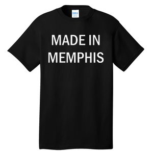 Made In Memphis 901 Tigers Grizzlies Tennessee Graphic Tall T-Shirt