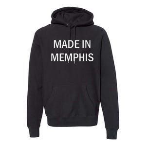 Made In Memphis 901 Tigers Grizzlies Tennessee Graphic Premium Hoodie