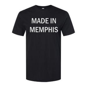 Made In Memphis 901 Tigers Grizzlies Tennessee Graphic Softstyle CVC T-Shirt