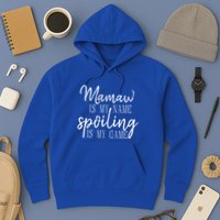 Mamaw Is My Name Spoiling Is My Game Gift Hoodie