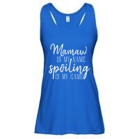 Mamaw Is My Name Spoiling Is My Game Gift Ladies Essential Flowy Tank