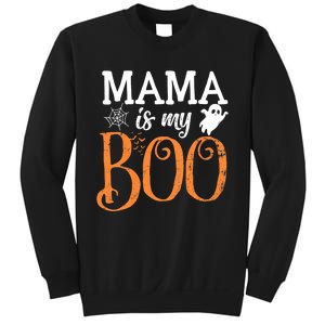 Mama Is My Boo Halloween Costume Boo Ghost Sweatshirt