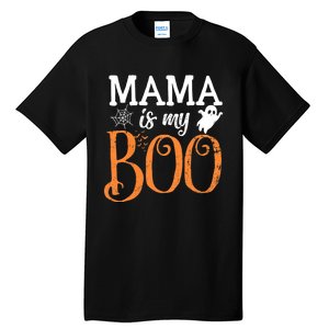 Mama Is My Boo Halloween Costume Boo Ghost Tall T-Shirt