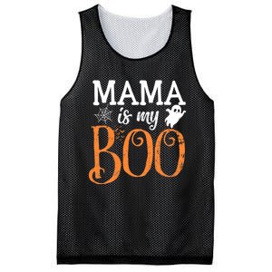 Mama Is My Boo Halloween Costume Boo Ghost Mesh Reversible Basketball Jersey Tank