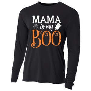 Mama Is My Boo Halloween Costume Boo Ghost Cooling Performance Long Sleeve Crew