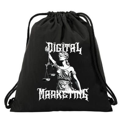 Marketing Is Metal Drawstring Bag