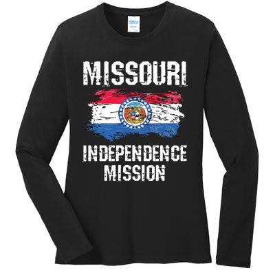 Missouri Independence Mission Ladies Long Sleeve Shirt