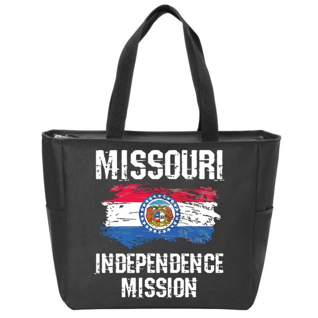 Missouri Independence Mission Zip Tote Bag