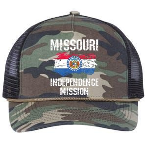 Missouri Independence Mission Retro Rope Trucker Hat Cap