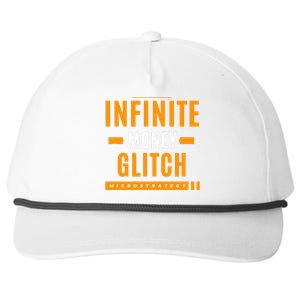 $Mstr Infinite Money Glitch Microstrategy Bitcoin Snapback Five-Panel Rope Hat