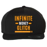 $Mstr Infinite Money Glitch Microstrategy Bitcoin Wool Snapback Cap