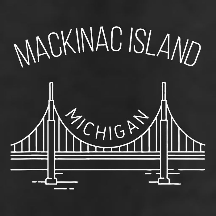 Mackinac Island Michigan With Bridge Weekend Travel Adult Drive Performance Visor