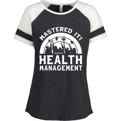 Mastered It Mhm Master Of Health Aget University Grad Cool Gift Enza Ladies Jersey Colorblock Tee