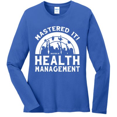 Mastered It Mhm Master Of Health Aget University Grad Cool Gift Ladies Long Sleeve Shirt