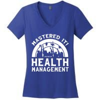 Mastered It Mhm Master Of Health Aget University Grad Cool Gift Women's V-Neck T-Shirt